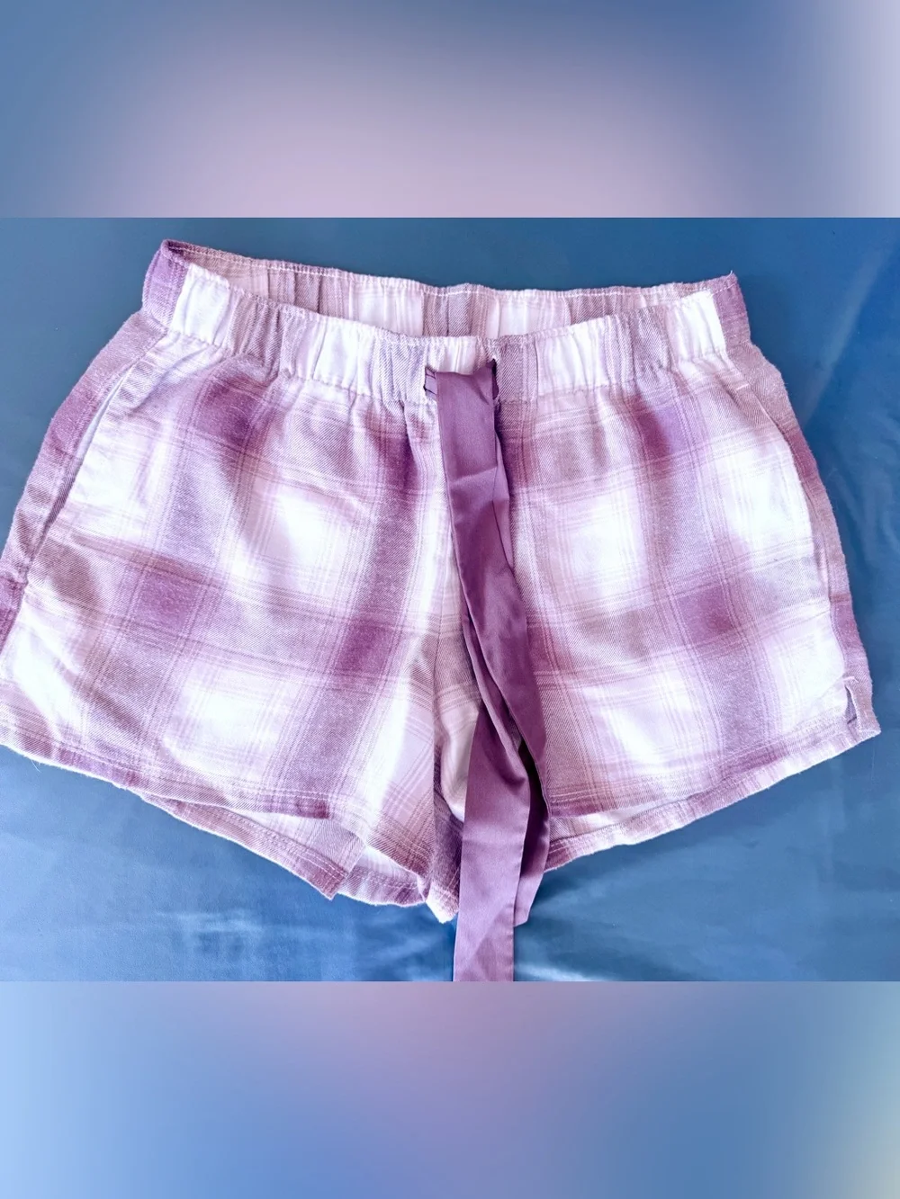Hollister Plaid Lounge Shorts, new